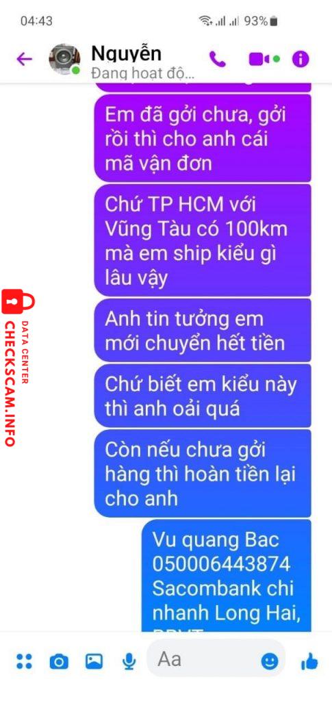 Bằng chứng chống lại NGUYEN HOANG BAO