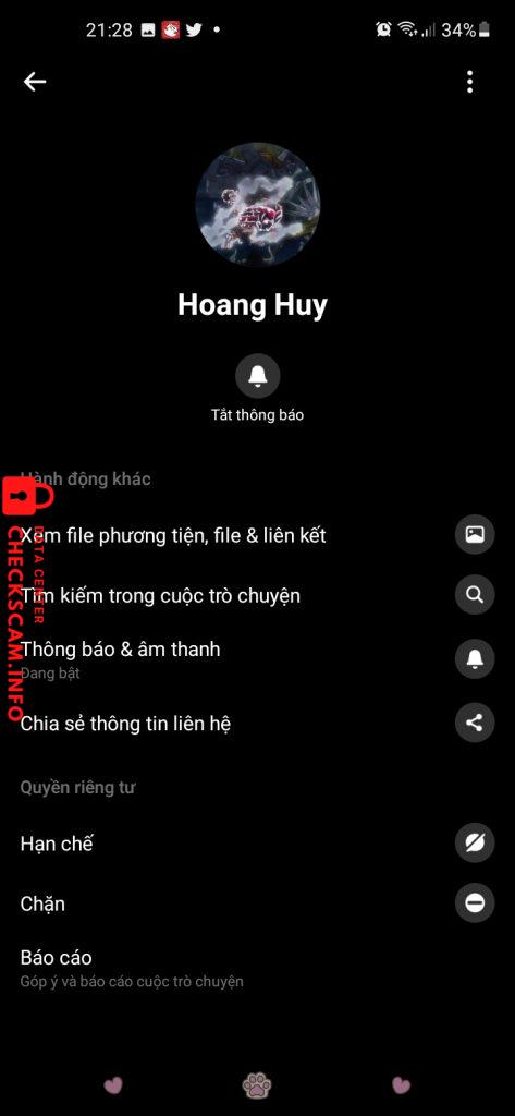 Bằng chứng chống lại Le Huy Hoang