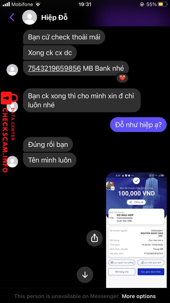 Bằng chứng chống lại ĐỖ NHƯ HIỆP