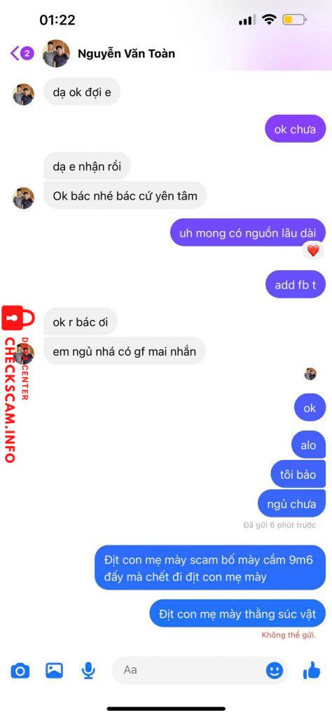 Bằng chứng chống lại nguyen van toan