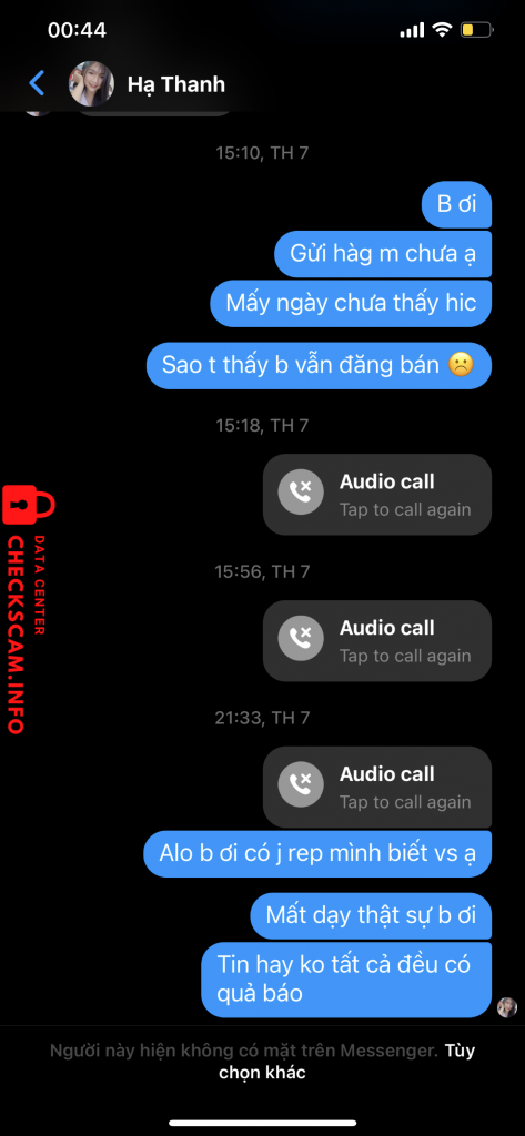 Bằng chứng chống lại Tran thi thanh ha