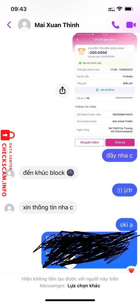 Bằng chứng chống lại Mai Xuan Thinh