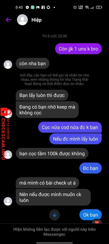 Bằng chứng chống lại Do nhu hiep