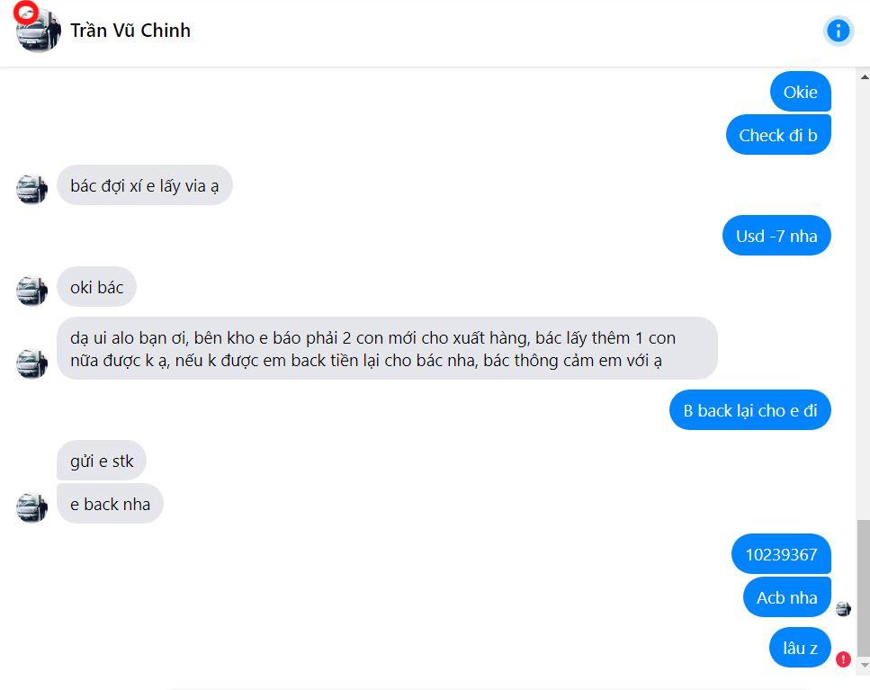 Bằng chứng chống lại Trần Vũ Chinh