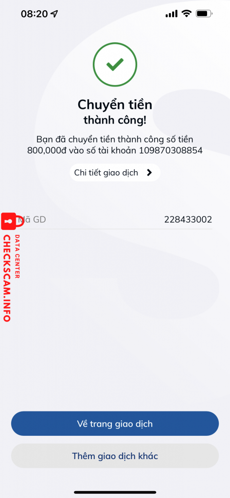 Bằng chứng chống lại LÊ THANH BÌNH