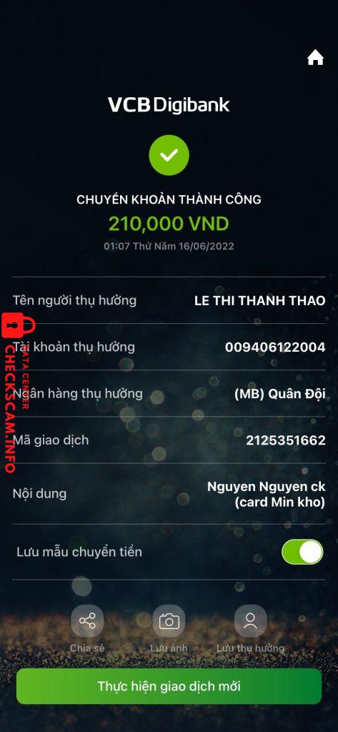 Bằng chứng chống lại LÊ QUỐC CƯỜNG