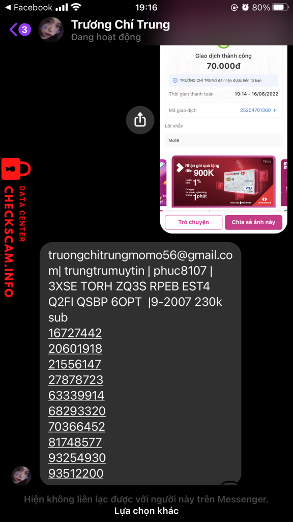 Bằng chứng chống lại Trương Trí Trung