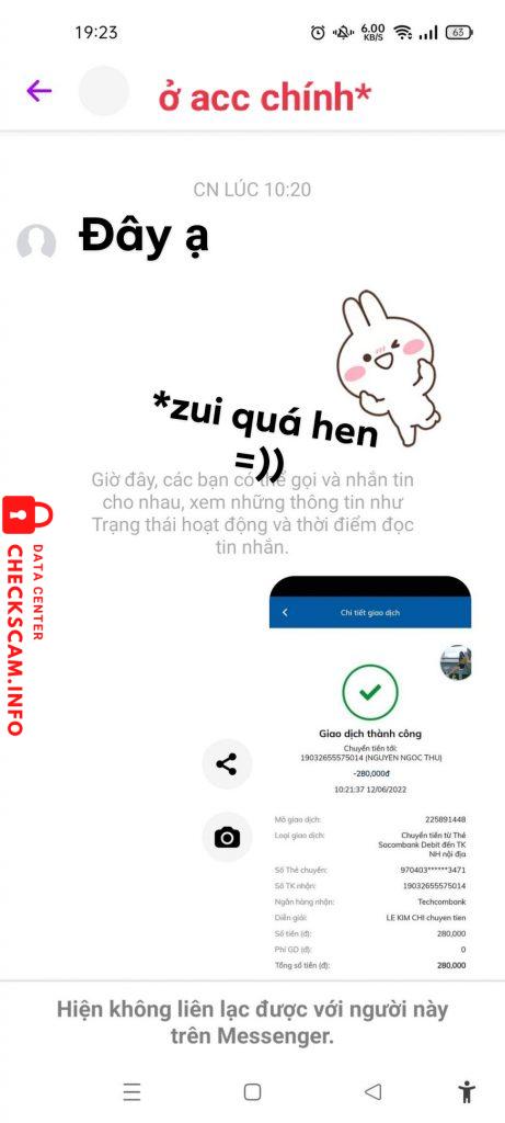 Bằng chứng chống lại Nguyen Ngoc Thu