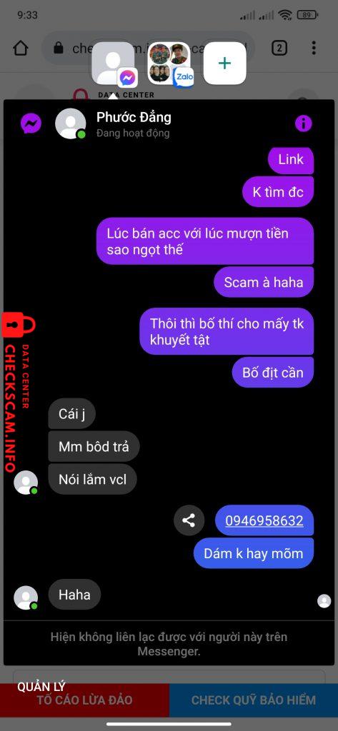 Bằng chứng chống lại Huỳnh Phước Đẳng