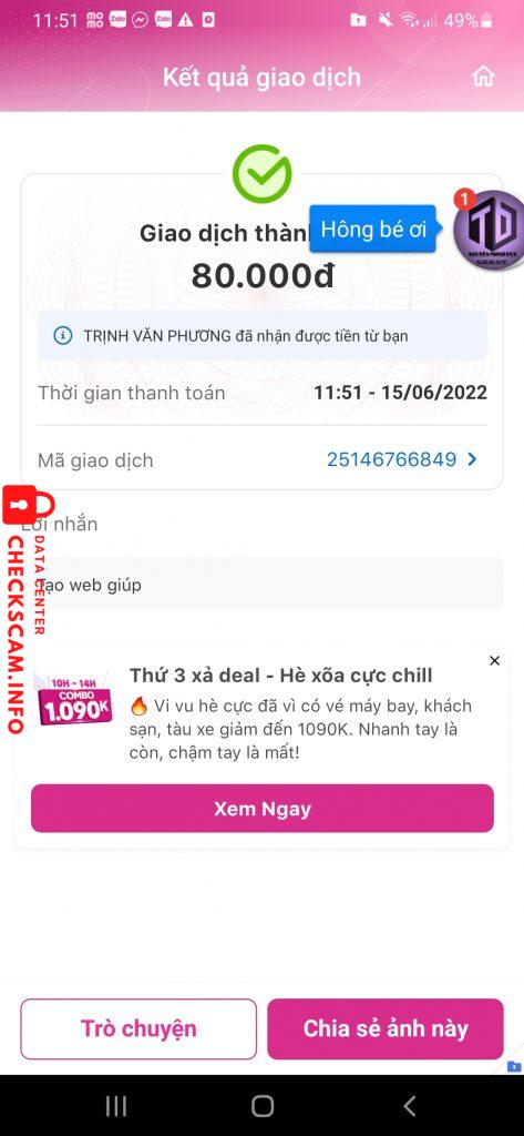 Bằng chứng chống lại Trịnh văn phương
