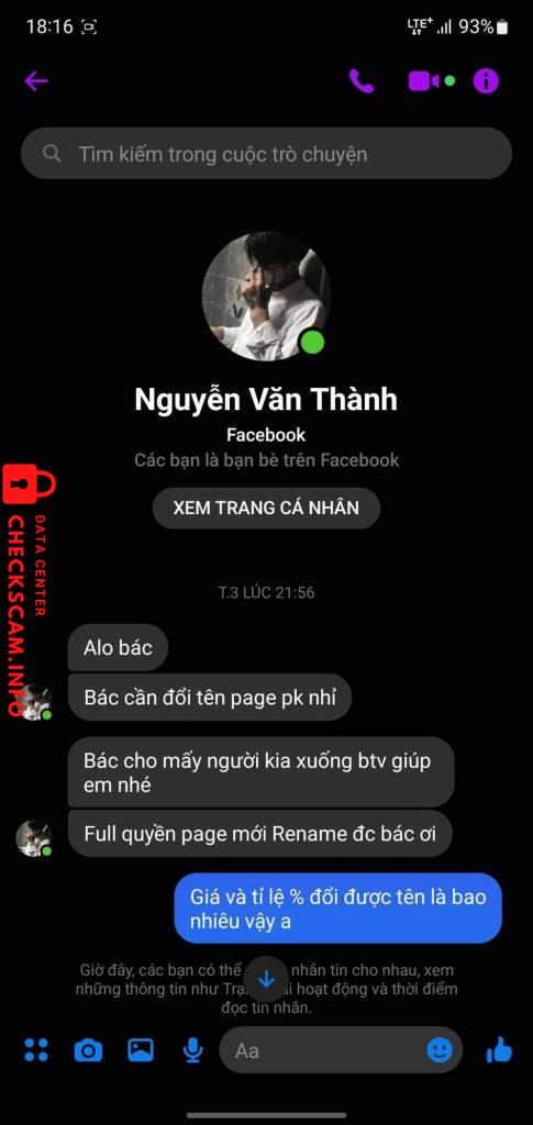 Bằng chứng chống lại Nguyễn Văn Thành