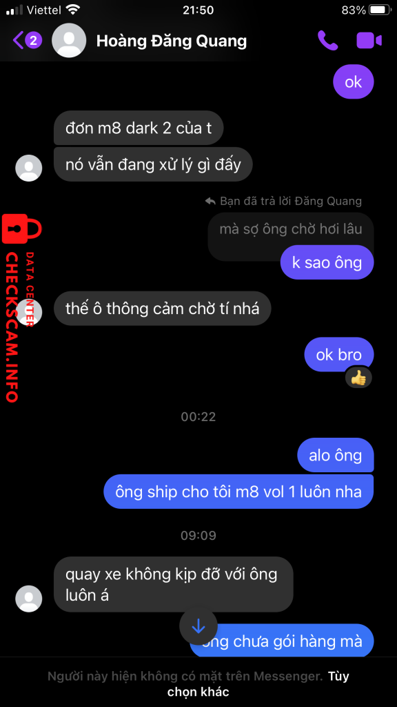 Bằng chứng chống lại Hoang Dang Quang