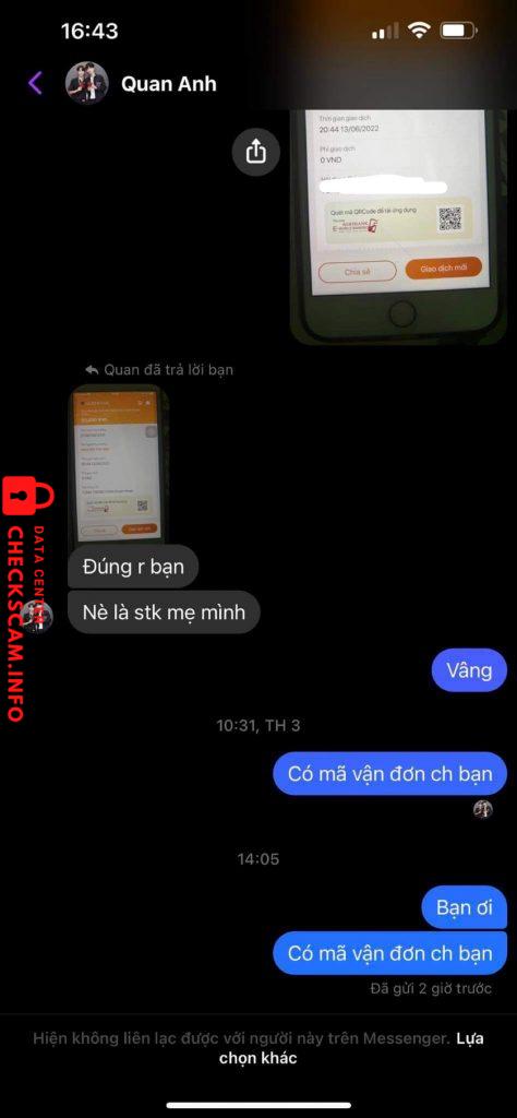 Bằng chứng chống lại NGUYEN THI LINH