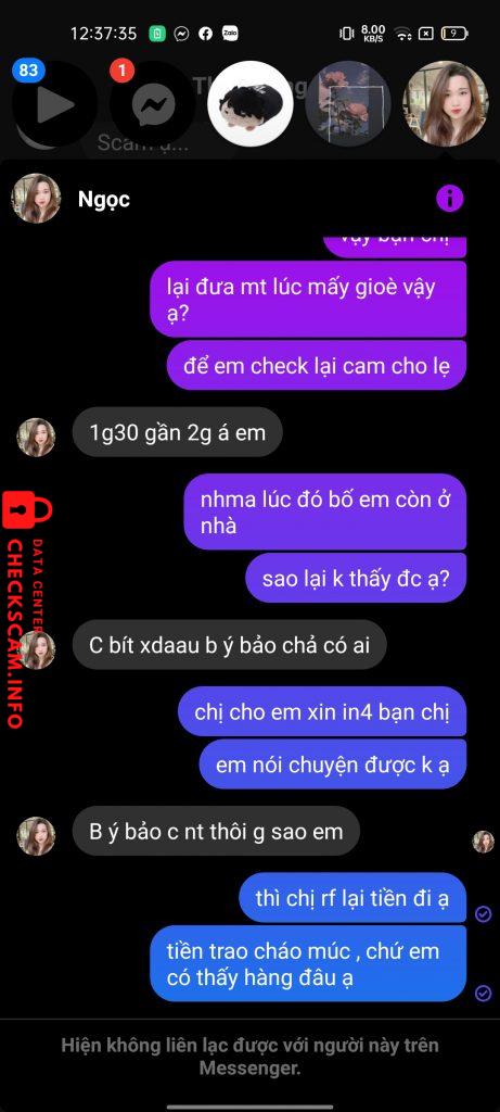 Bằng chứng chống lại nguyen le hoan ngoc han