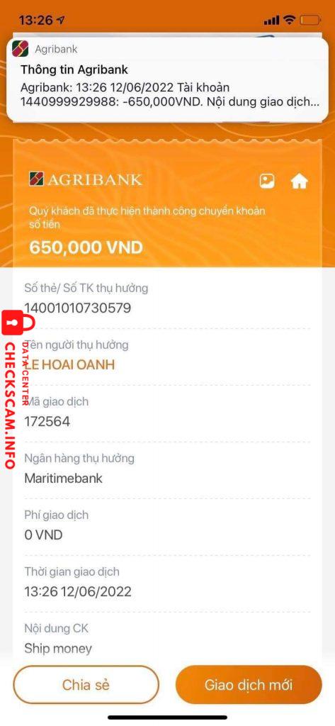 Bằng chứng chống lại Lê Hoài Anh