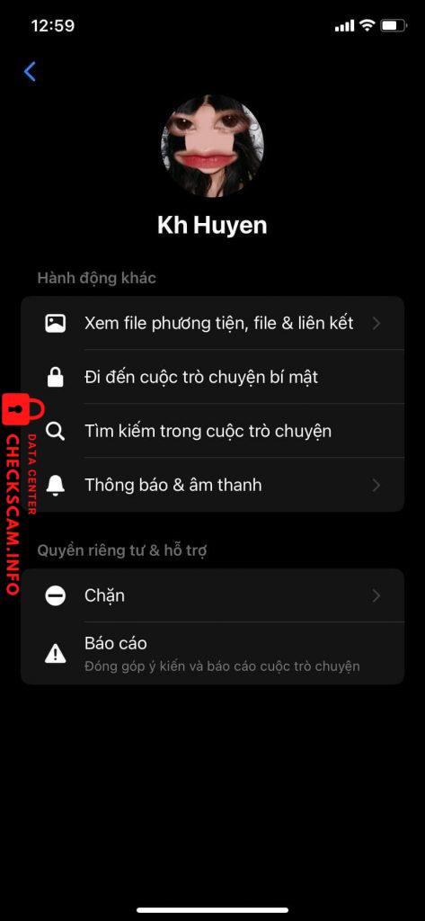 Bằng chứng chống lại NGUYEN KHANH HUYEN