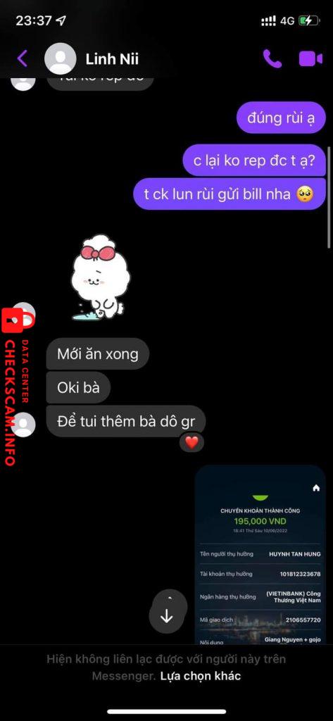 Bằng chứng chống lại Huỳnh Tân Hùng