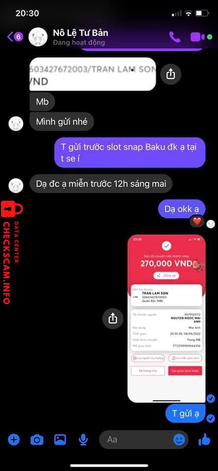 Bằng chứng chống lại TRẦN LAM SƠN