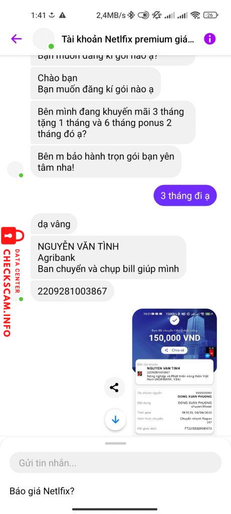 Bằng chứng chống lại NGUYỄN VĂN TÌNH