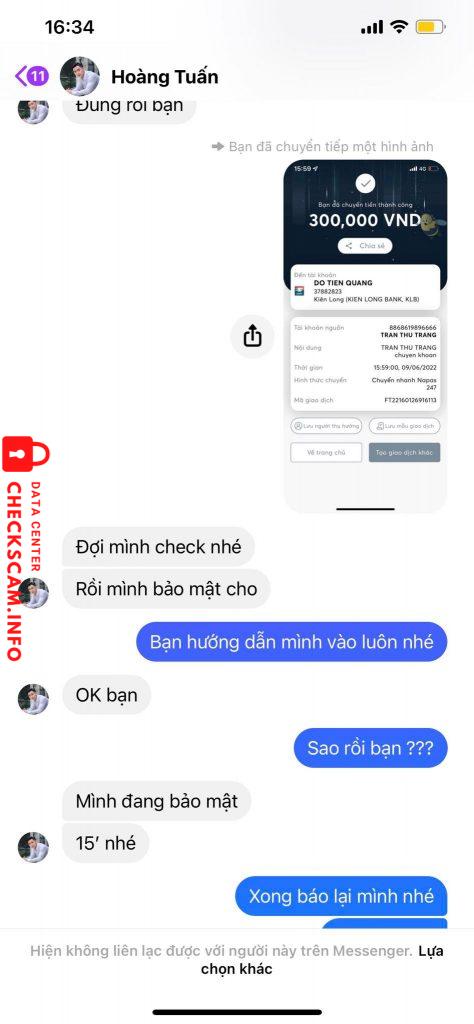 Bằng chứng chống lại Đỗ Tiến Quang