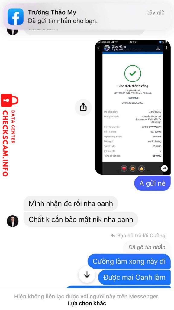 Bằng chứng chống lại Nguyễn Xuân Cường