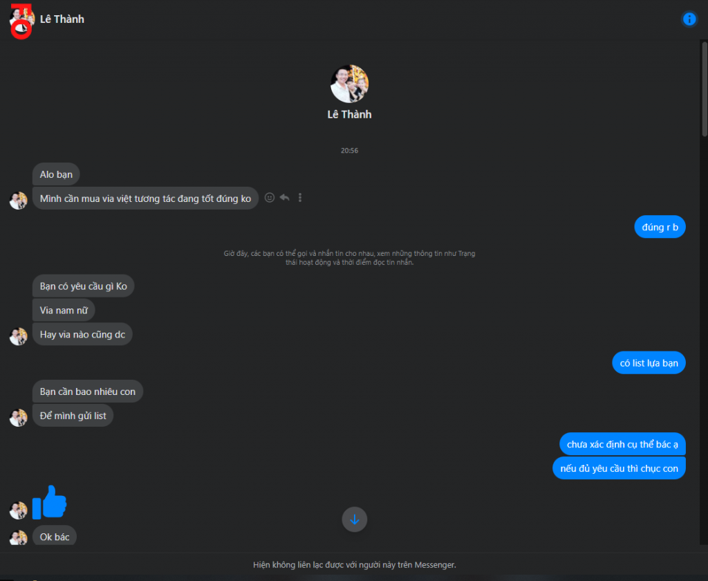 Bằng chứng chống lại Lê Quý Thành