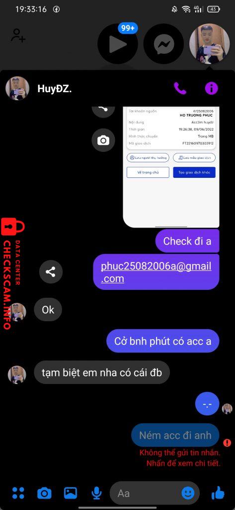 Bằng chứng chống lại Ban Van Huy