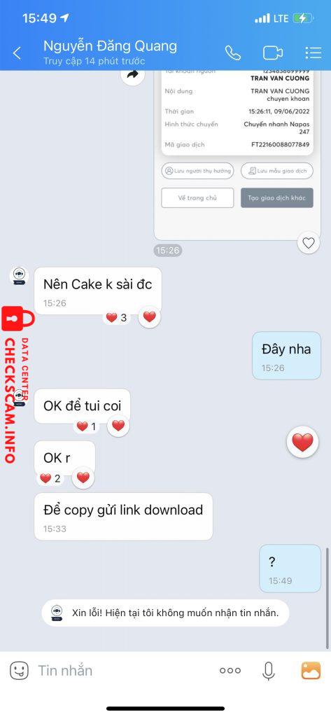 Bằng chứng chống lại Nguyễn Thị Hoài An