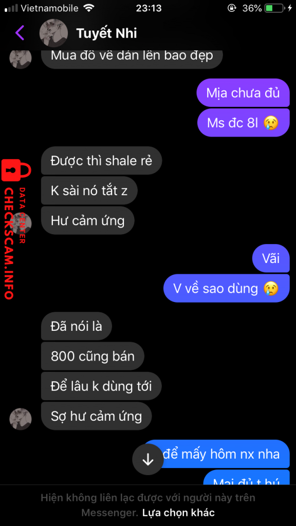 Bằng chứng chống lại Duong Le Thuy Kim