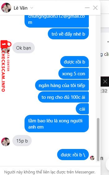 Bằng chứng chống lại le van anh