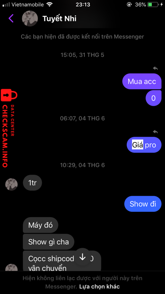 Bằng chứng chống lại Duong Le kim thuy