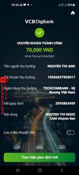 Bằng chứng chống lại NGUYEN THI ANH