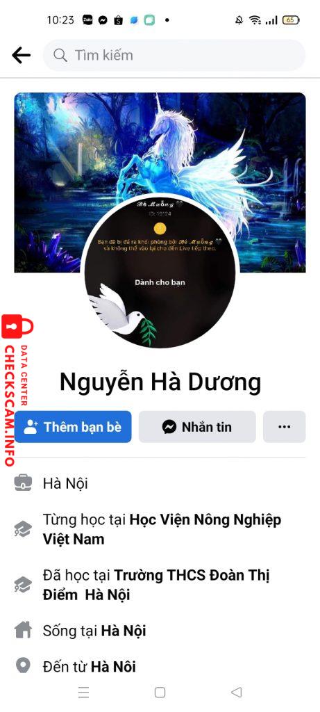 Bằng chứng chống lại NGUYỄN HÀ DƯƠNG