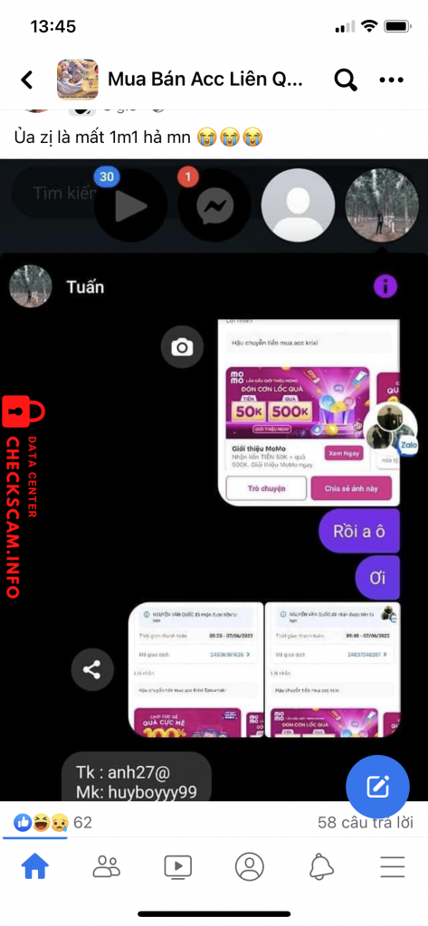 Bằng chứng chống lại Nguyễn Minh Tuấn