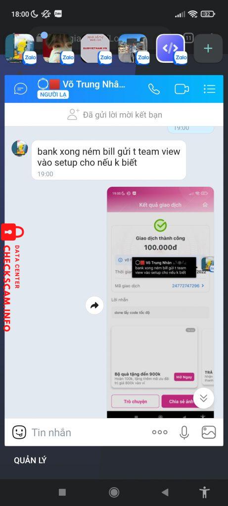Bằng chứng chống lại VỖ TRUNG NHÂN