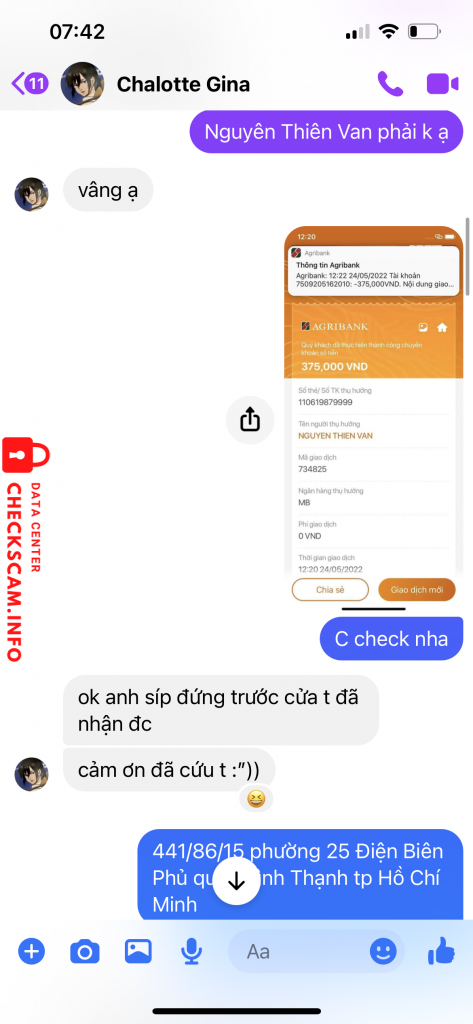 Bằng chứng chống lại Nguyen Thien Van