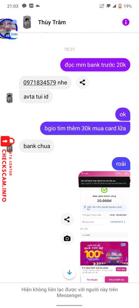 Bằng chứng chống lại Trần Thị Phương Hậu