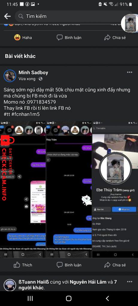 Bằng chứng chống lại Thùy Trâm