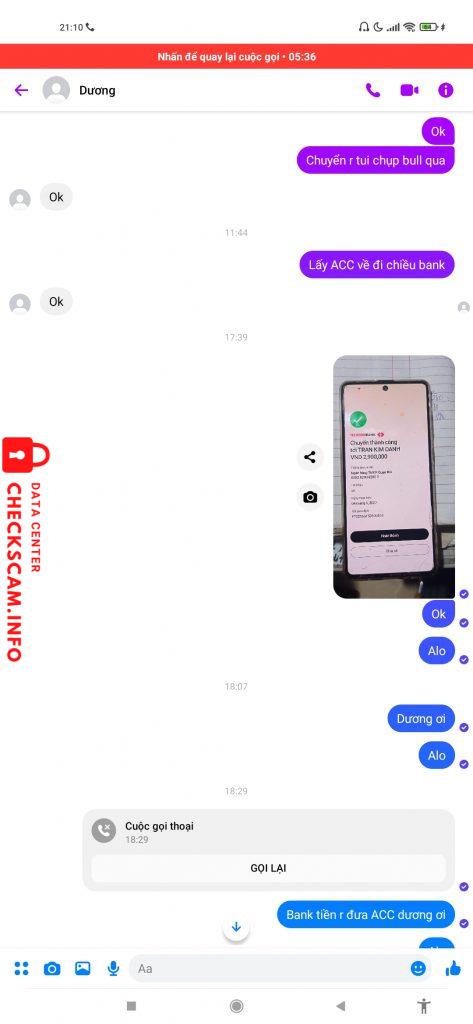 Bằng chứng chống lại Trần Kim Oanh