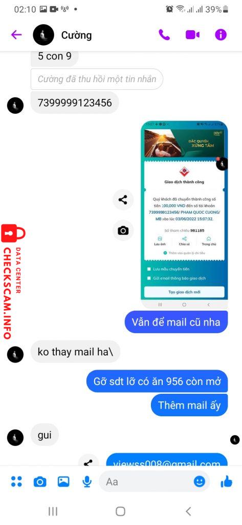 Bằng chứng chống lại Quốc Cường