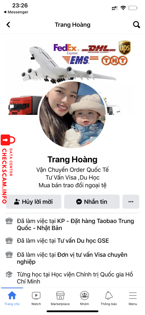 Bằng chứng chống lại Hoàng Thị Quỳnh Trang