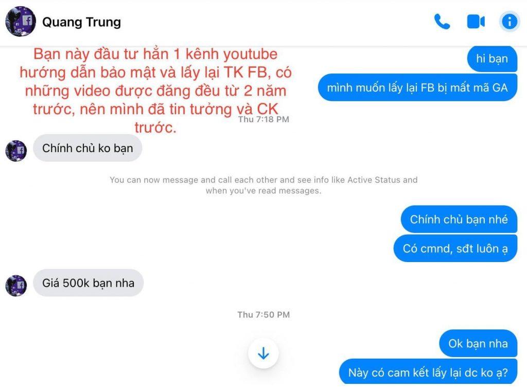 Bằng chứng chống lại Tran Ngoc Dinh