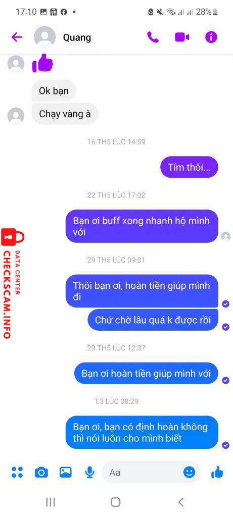 Bằng chứng chống lại Võ Văn Quang