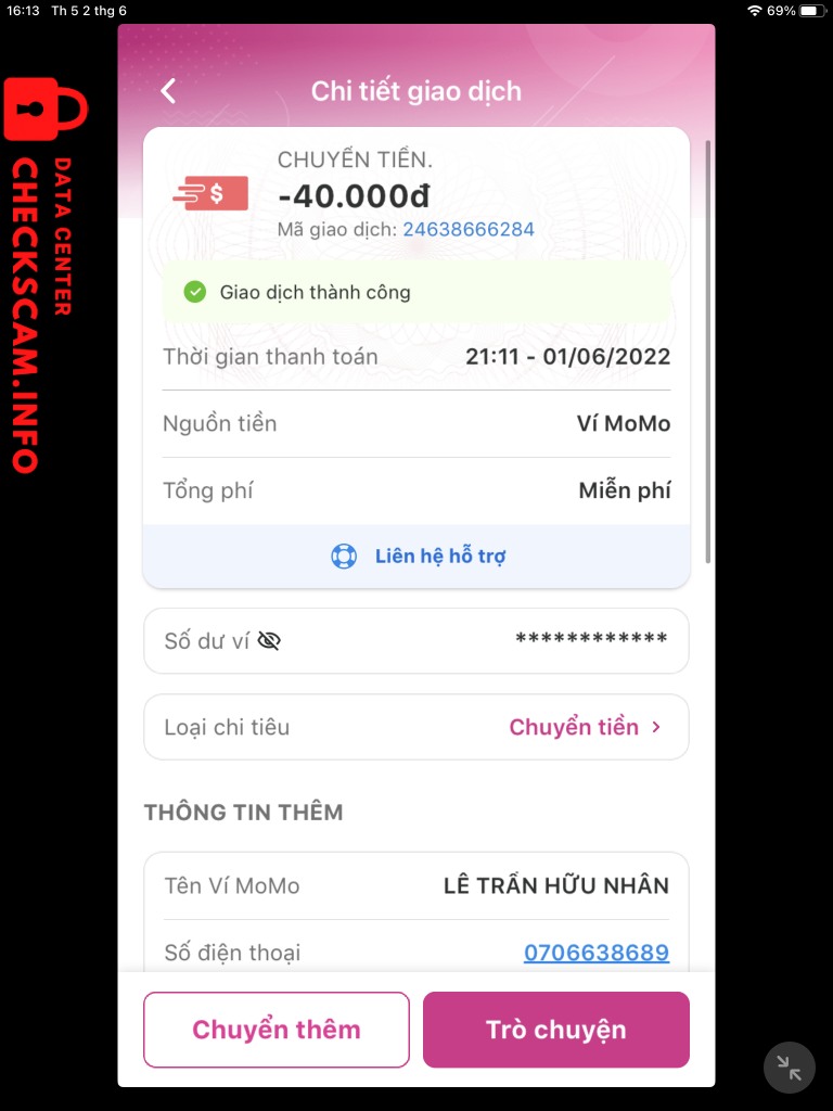 Bằng chứng chống lại Lê Trần Hữu Nhân