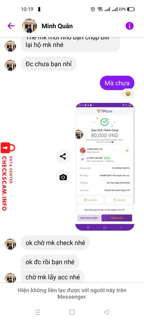 Bằng chứng chống lại lê đinh tiến anh