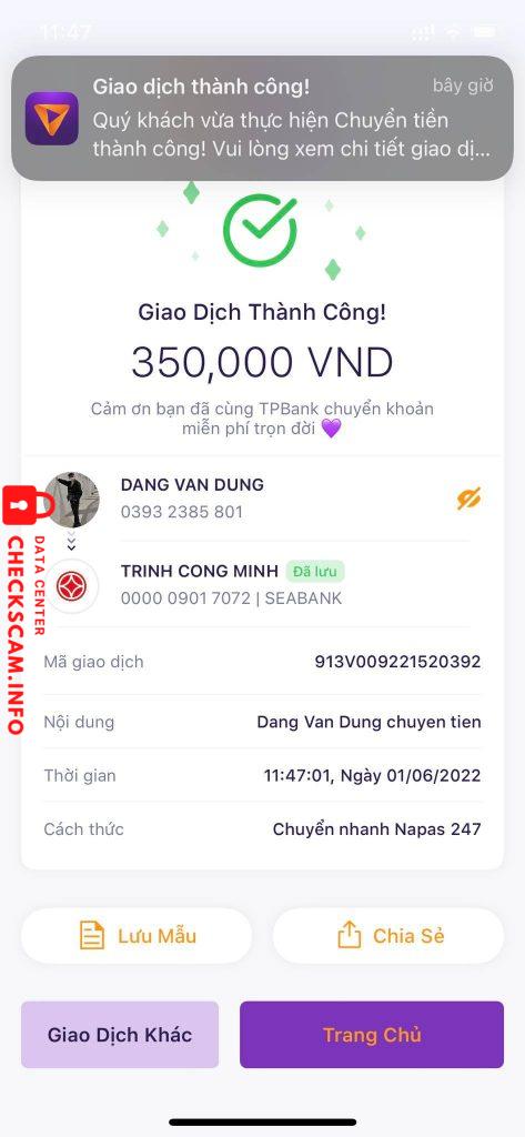 Bằng chứng chống lại trinh cong minh