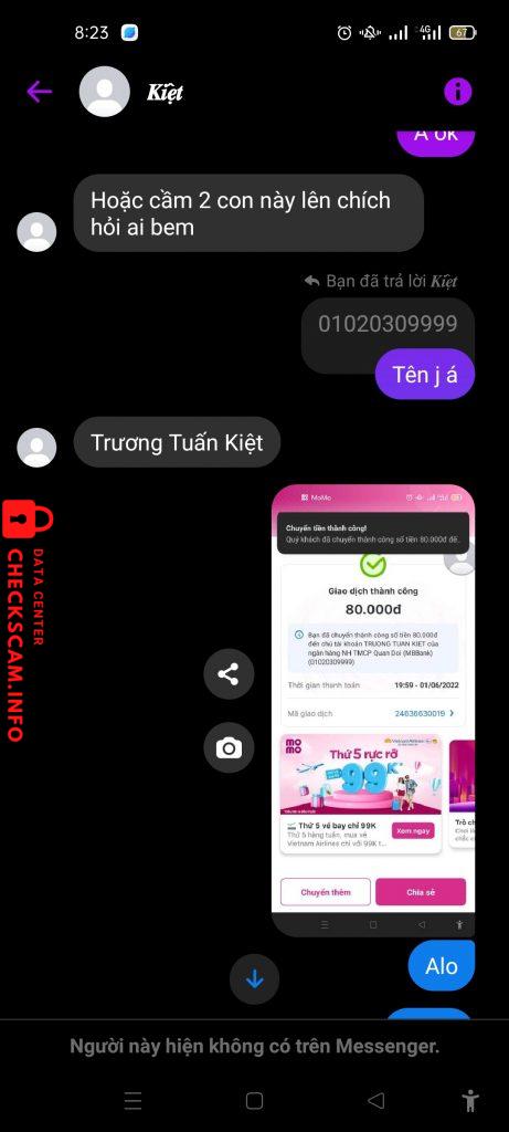 Bằng chứng chống lại Trương tuấn kiệt