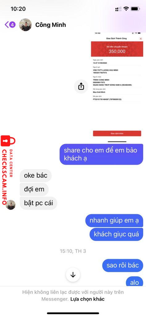 Bằng chứng chống lại Công Minh