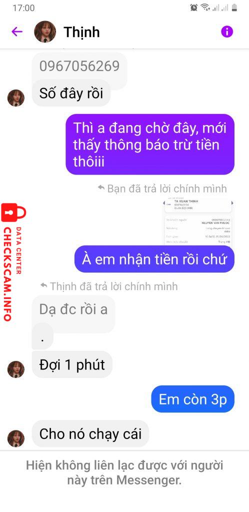 Bằng chứng chống lại Tạ Xuân Thịnh