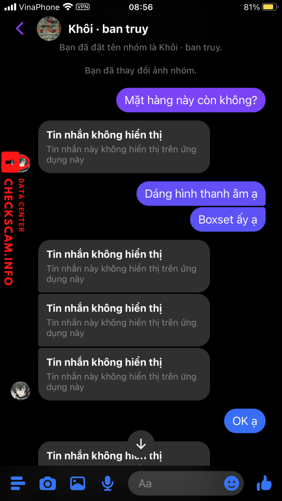 Bằng chứng chống lại HOANG GIA KIET